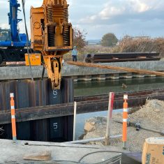 大川護岸改修工事